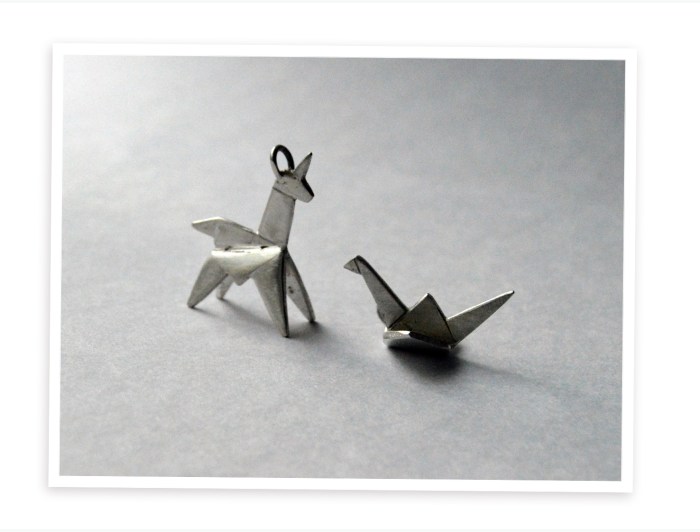 origami pendants